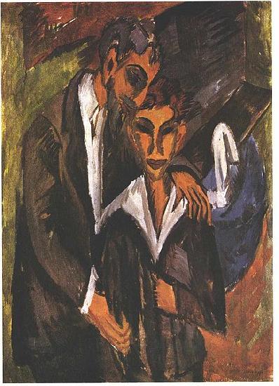 Ernst Ludwig Kirchner Graef and friend oil painting image